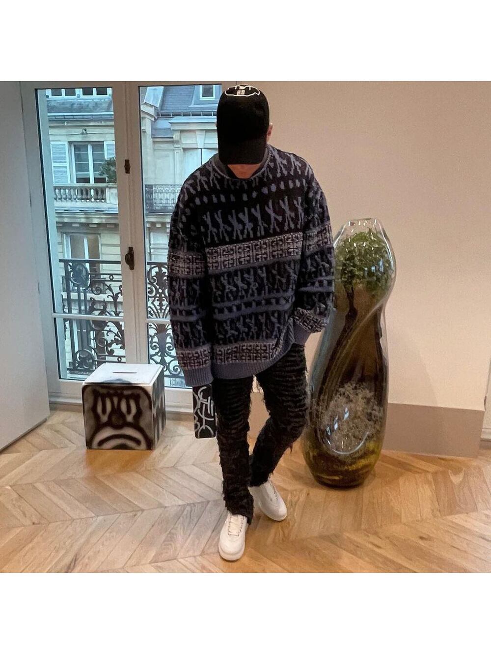 Givenchy x Chito Reversible Jacquard Sweater
